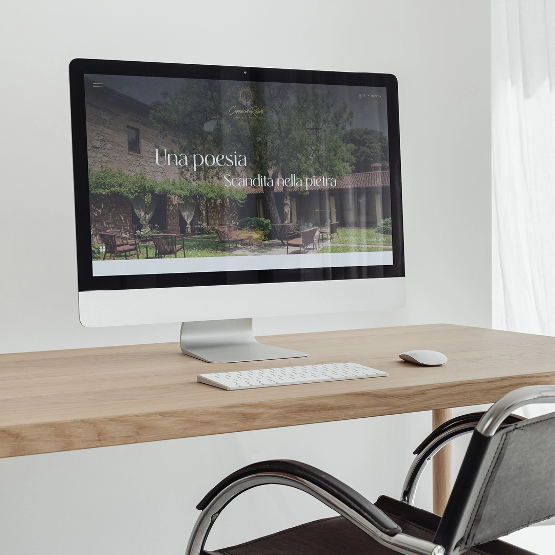 Il nuovo sito web dell’hotel Cappuccini Resort | June Graph