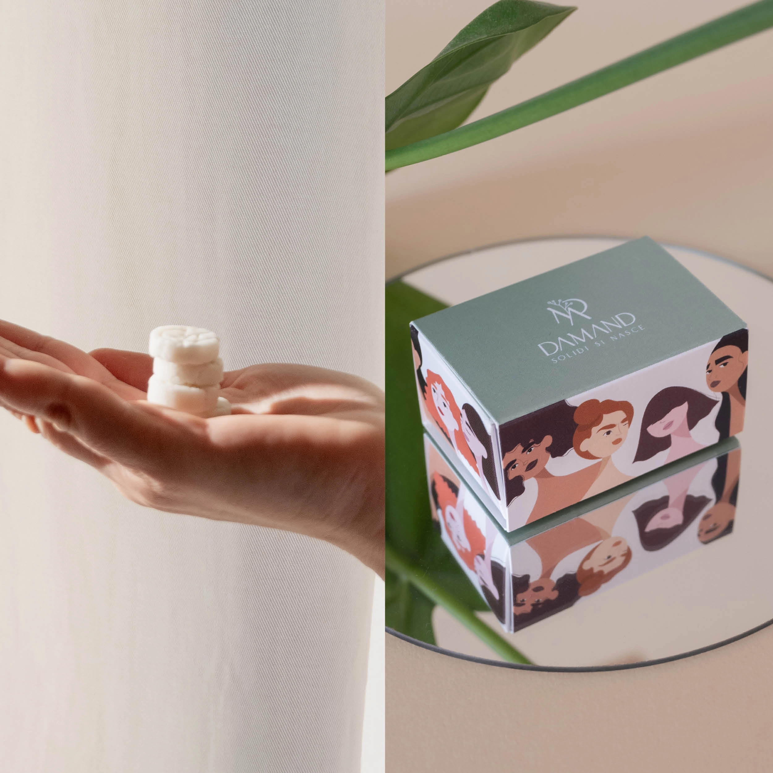 Illustrazioni grafiche originali per il package del brand di cosmesi | June Graph