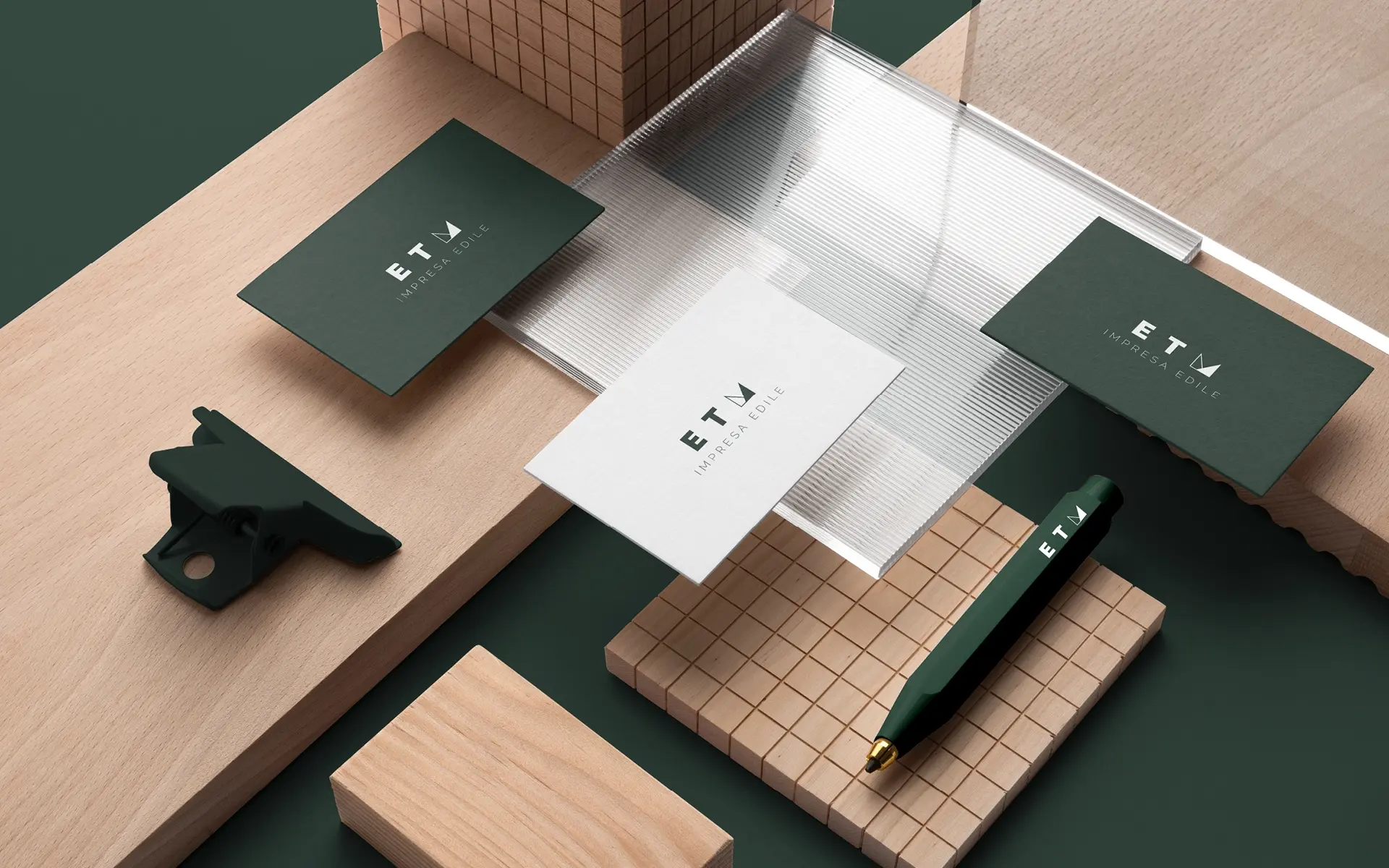 Elementi del logo di una ditta edile | June Graph