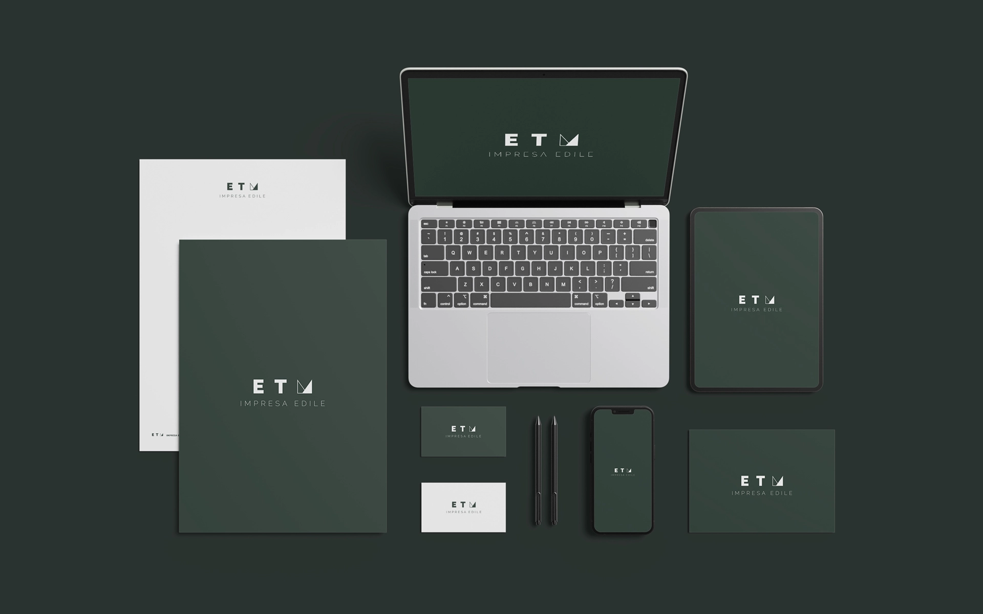 Logo e immagine coordinata per un’impresa edile | June Graph