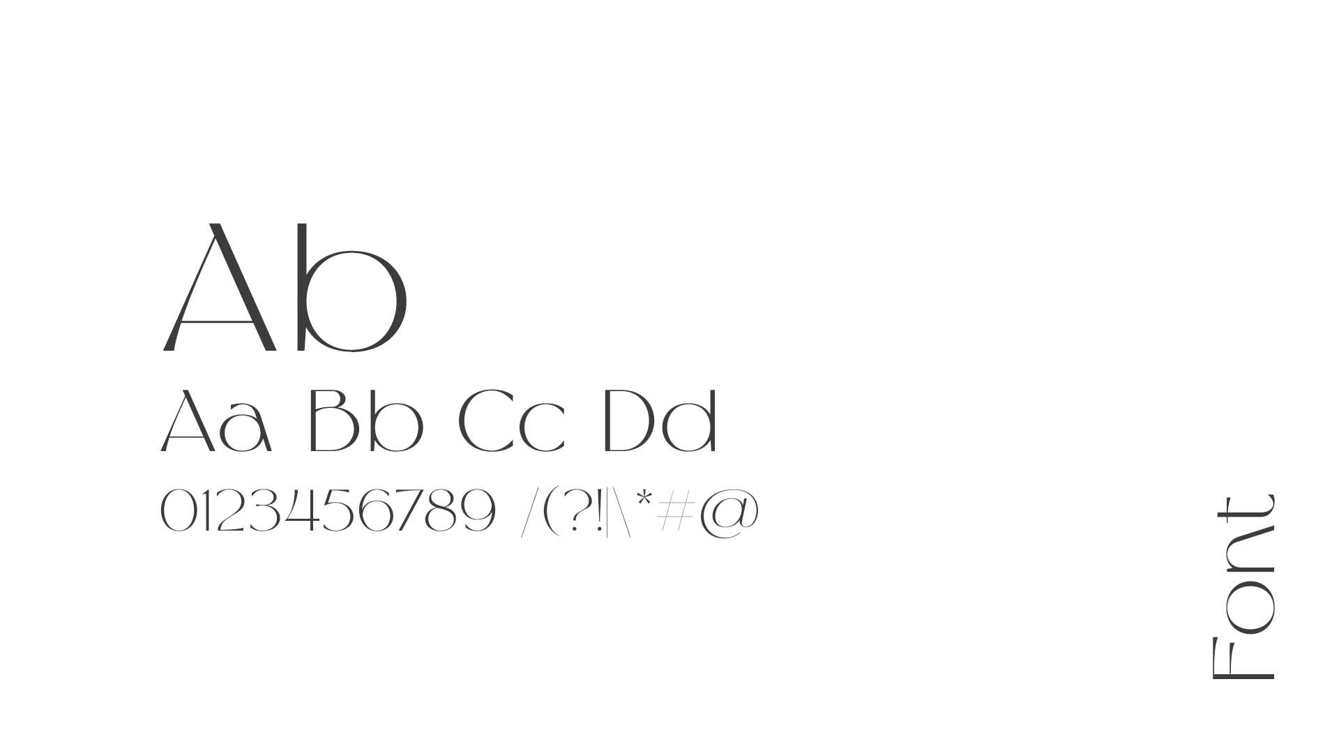 Font per il progetto di yoga branding | June Graph